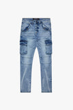 "SOAP" SKINNY JEAN LT BLUE