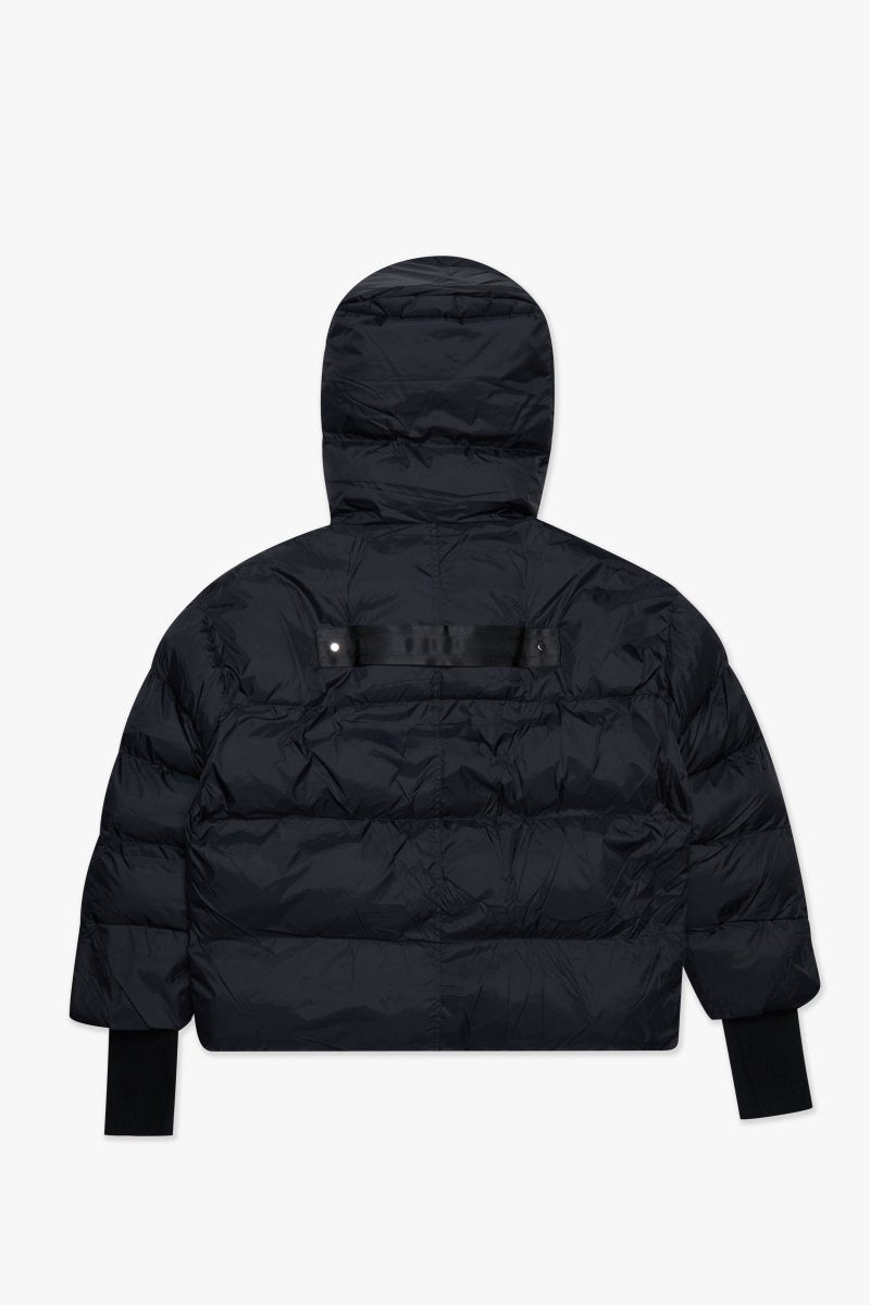 "SOLID" PUFFER JACKET BLACK