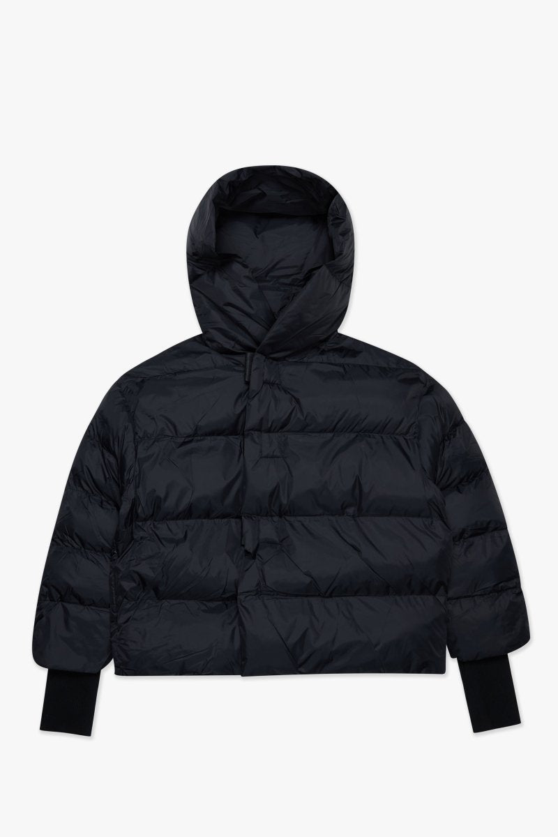 "SOLID" PUFFER JACKET BLACK
