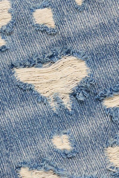 "SPLINTER" BAGGY DENIM JEAN BLUE WASH