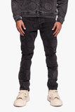 Spore Black Grey Skinny Jean
