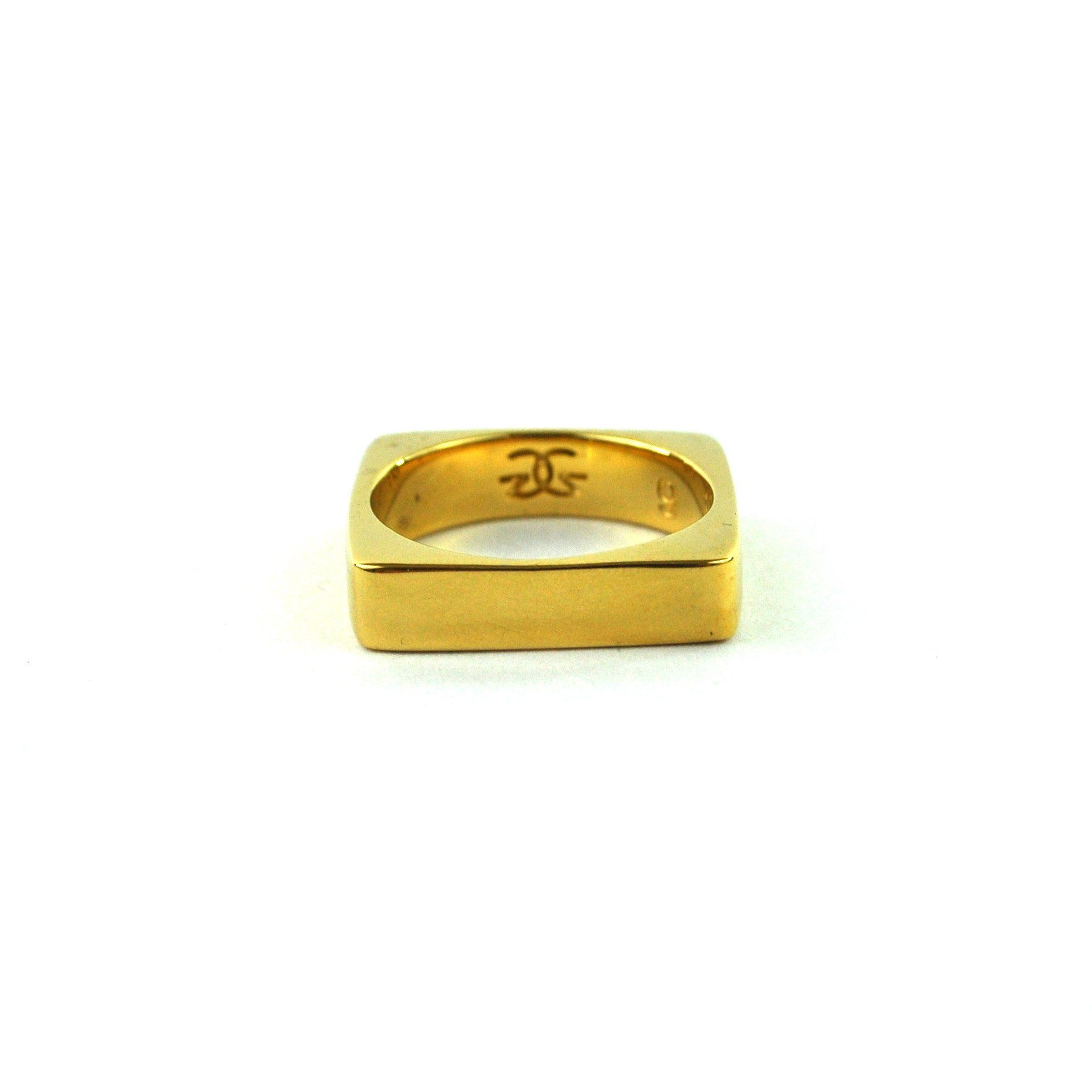 Gold Square Ring