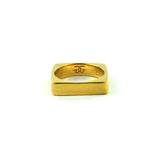 Gold Square Ring