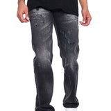 “STALLION” NERO STRAIGHT LEG