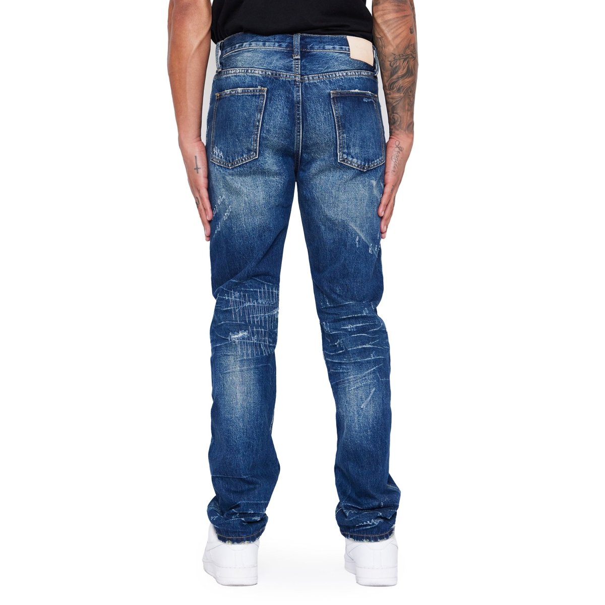 “STALLION” STRAIGHT LEG AZZURRO