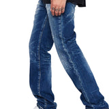 “STALLION” STRAIGHT LEG AZZURRO