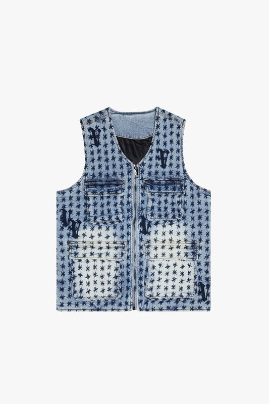"STARLET" VEST BLUE/BLACK