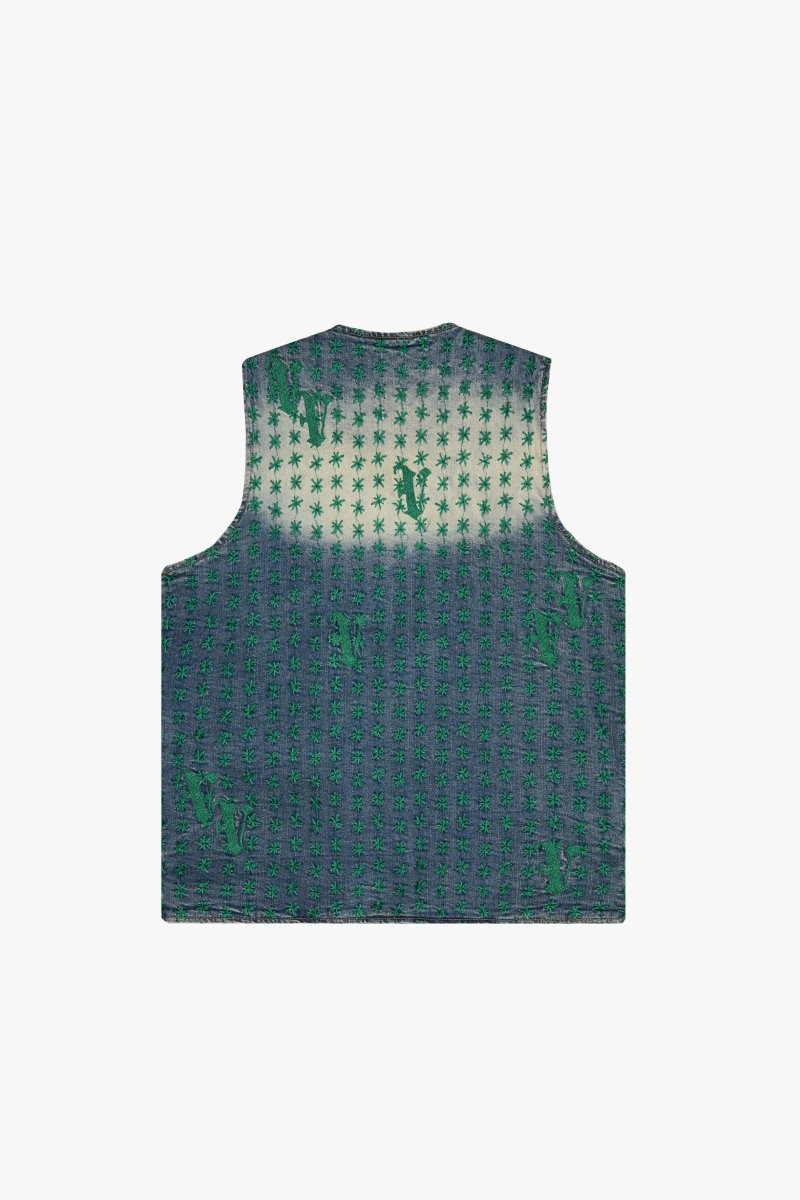 "STARLET" VEST BLUE/GREEN