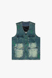 "STARLET" VEST BLUE/GREEN