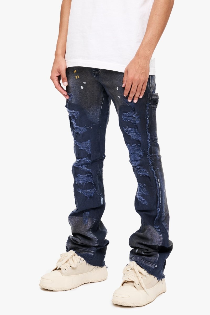 Stellar Night Stacked Dk Blue