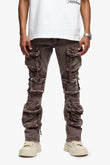 Strike Stacked Flare Jean Success Brown Wash