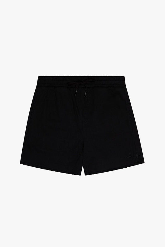 "SUAVA" FRENCH TERRY SHORTS BLACK FRENCH
