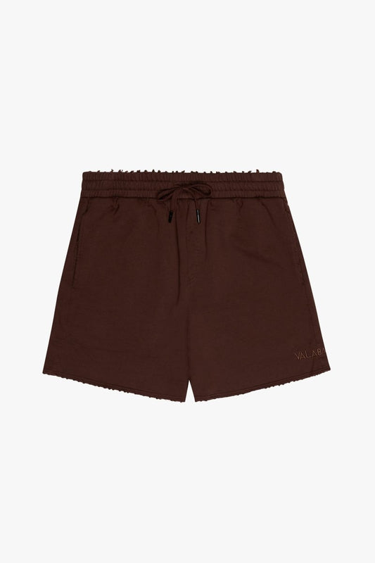 "SUAVA" FRENCH TERRY SHORTS BROWN