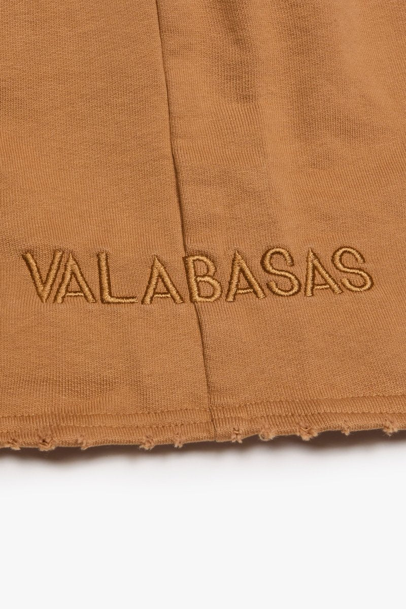"SUAVA" FRENCH TERRY SHORTS WHEAT