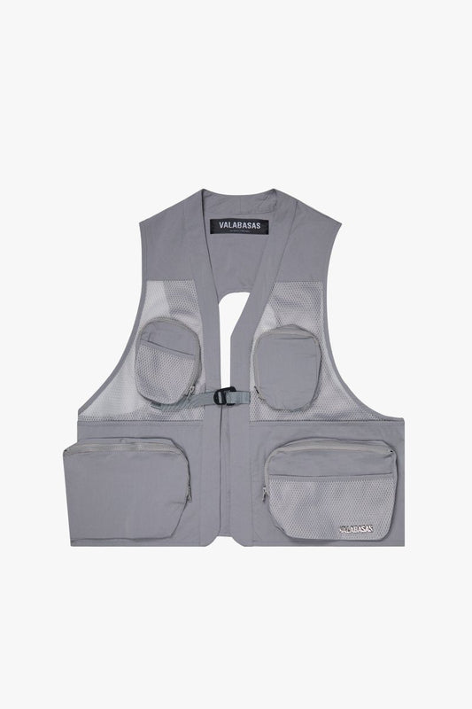 "TACTICAL MESH" NYLON VEST GREY