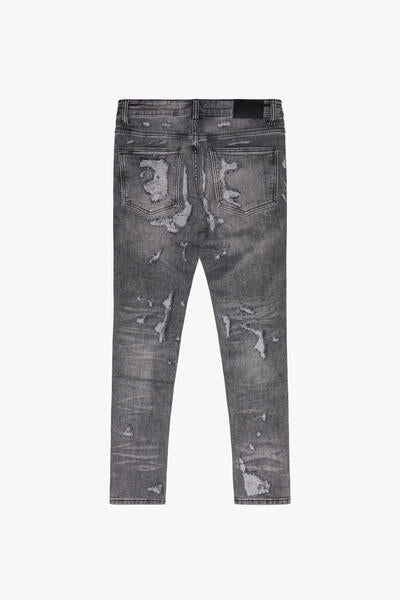 "TEARAWAY" GREY SKINNY JEAN GREY
