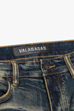Tearaway Stacked Flare Jean Dark Vintage Washed