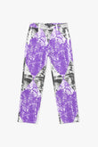 "THAHAB" STRAIGHT PANT PURPLE MULTI