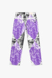 "THAHAB" STRAIGHT PANT PURPLE MULTI