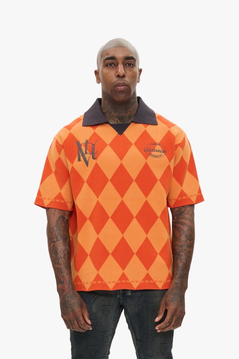 Thanya Polo Button Up Orange