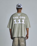 The One Star Boxy Fit Tshirt Vintage Green