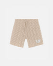 The Path Monogram Cable Knit Short Cream