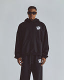 The Path Monogram Hoodie Black
