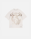 Thunder Rider Pigeons Boxy Fit Tshirt White