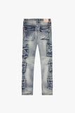 Track Blue Wash Skinny
