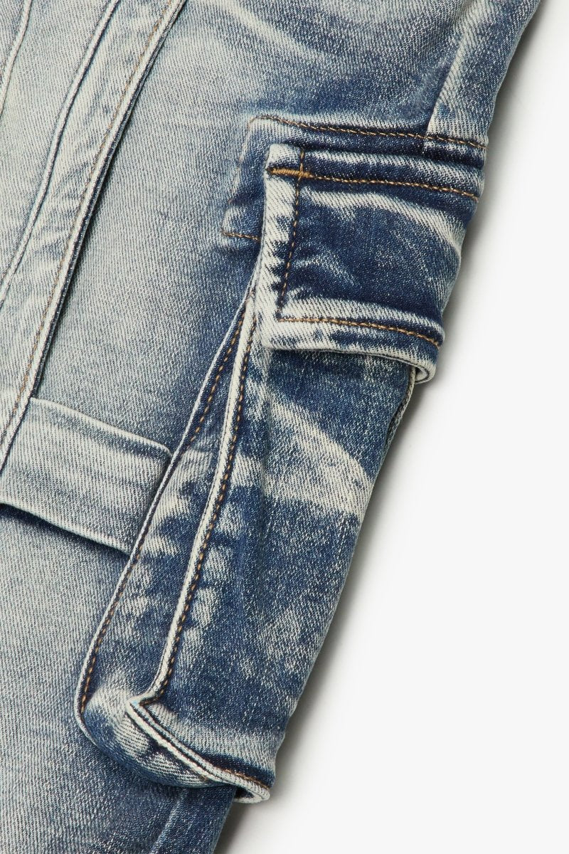 Track Blue Wash Skinny