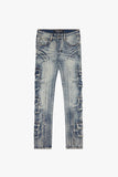 Track Blue Wash Skinny