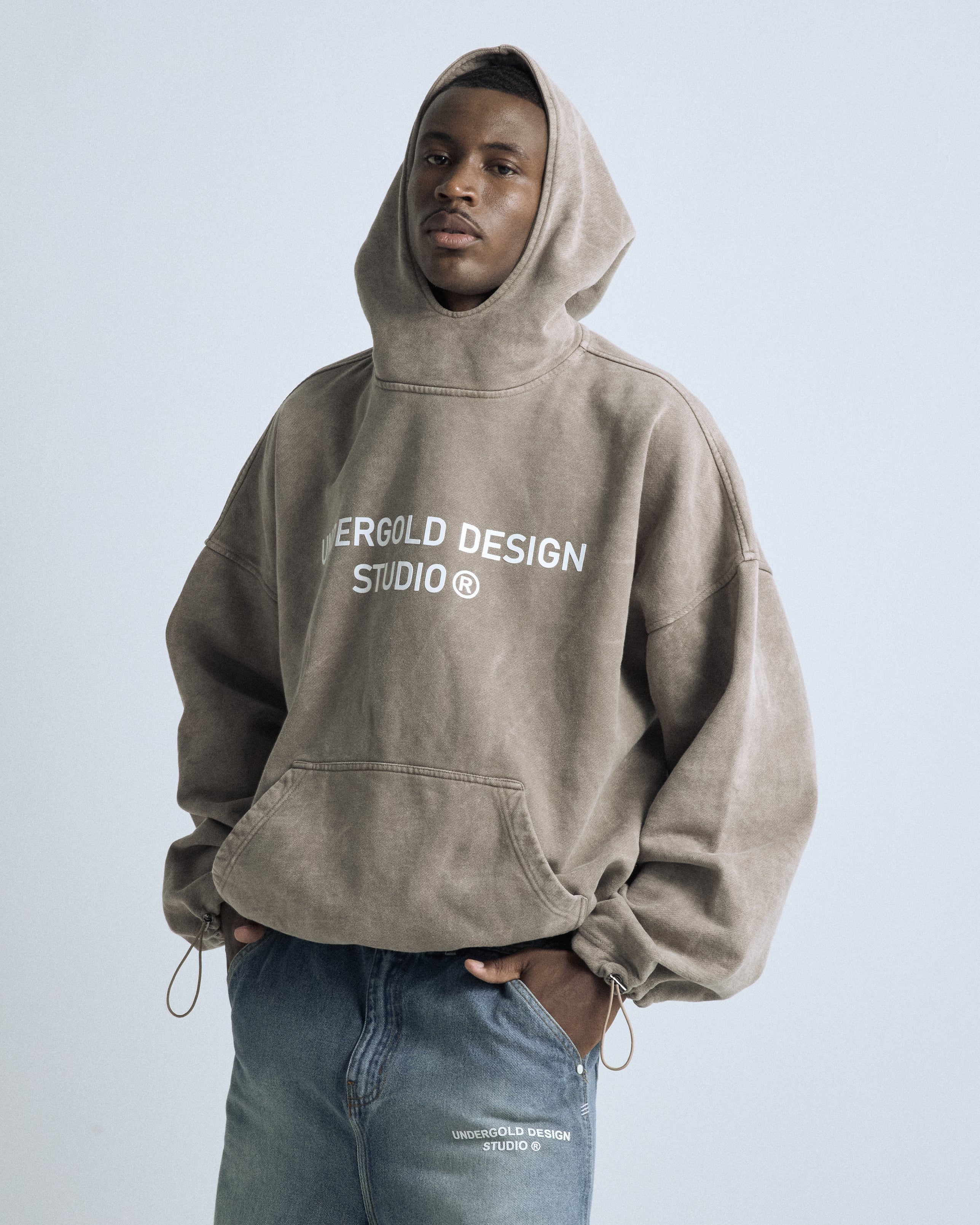 Transfiguration Undergold Design Studio Hoodie Washed Brown