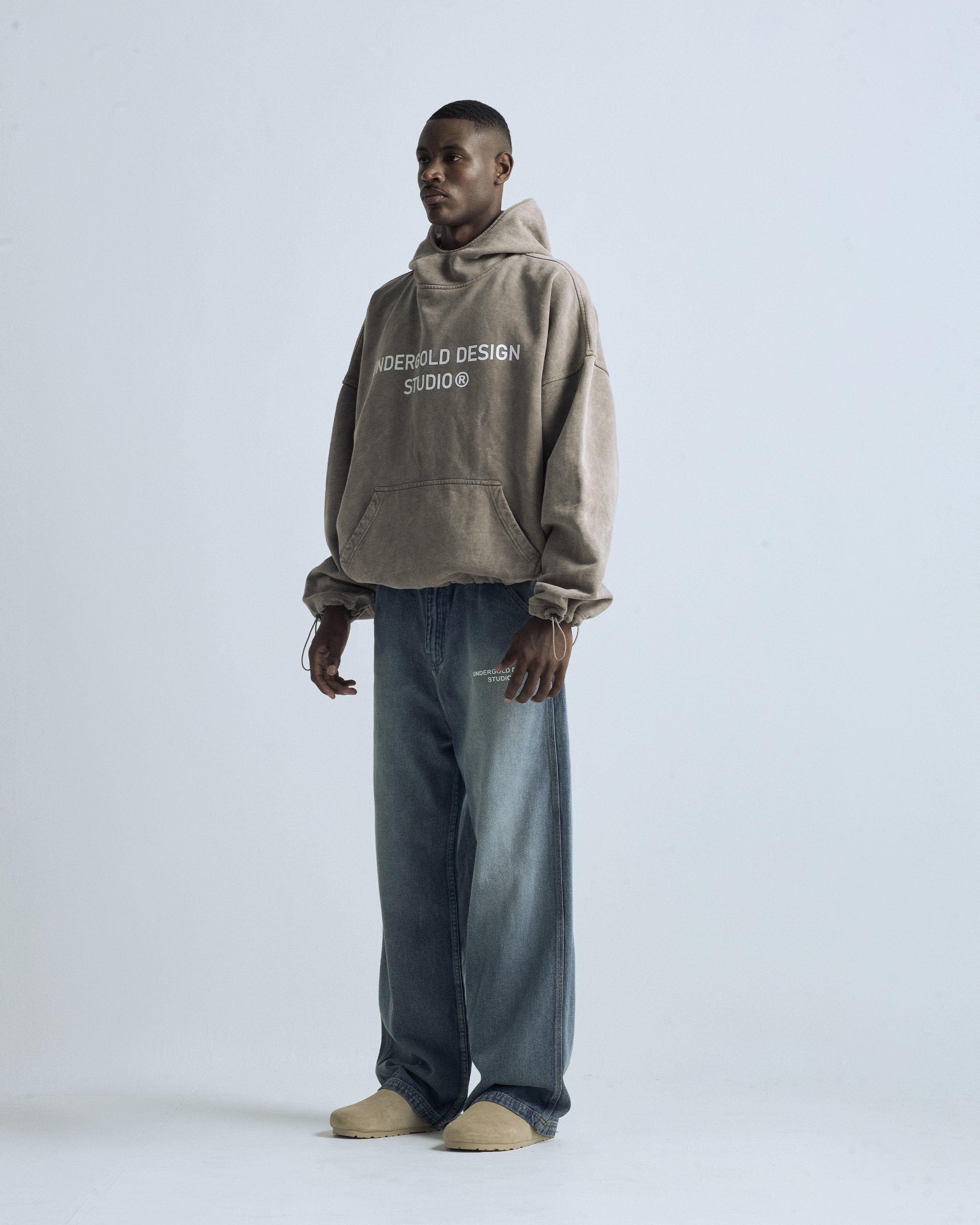 Transfiguration Undergold Design Studio Hoodie Washed Brown