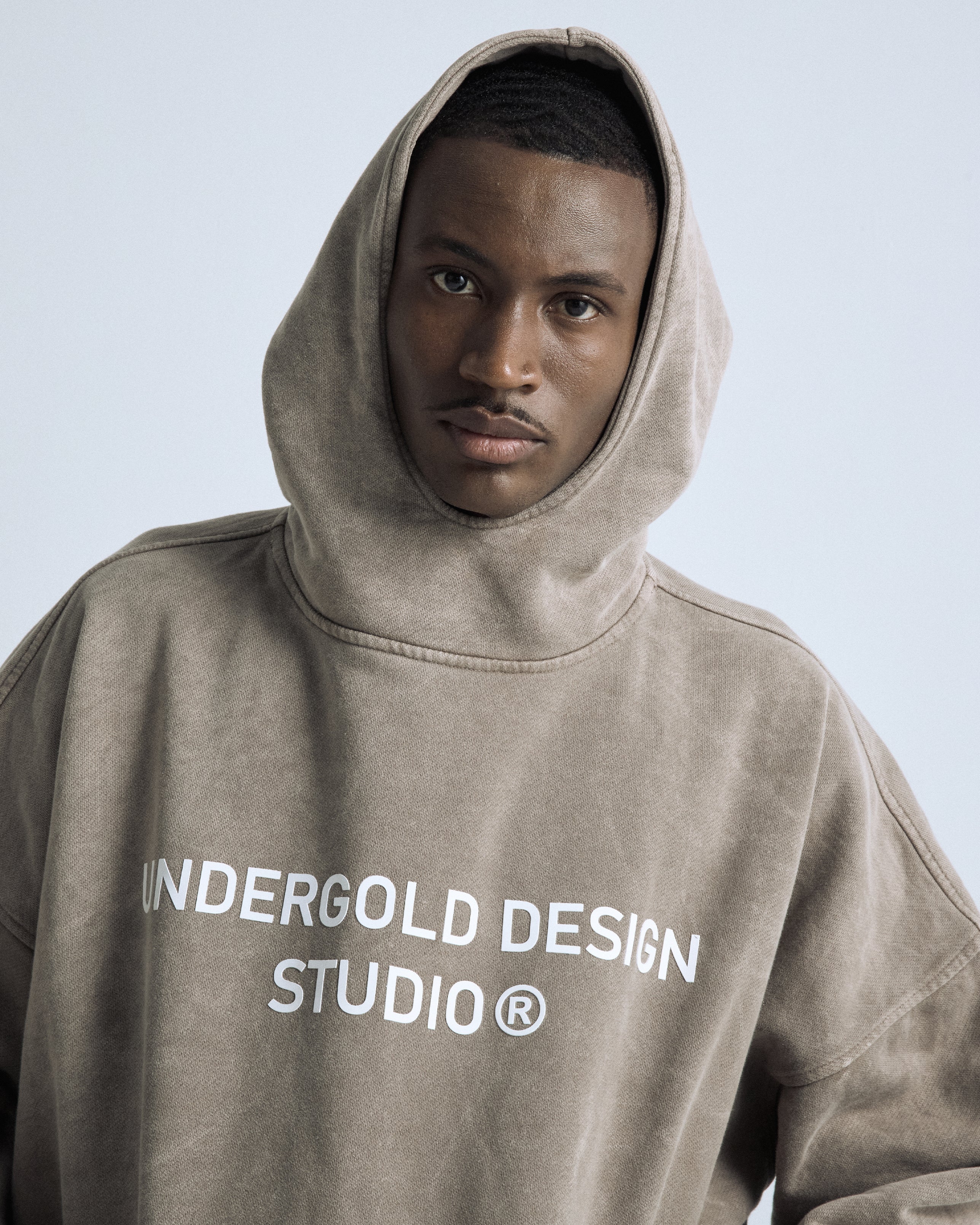 Transfiguration Undergold Design Studio Hoodie Washed Brown