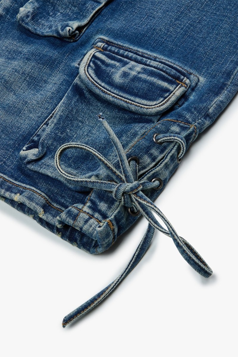 "TROOPER" BAGGY DENIM JEAN BLUE WASH