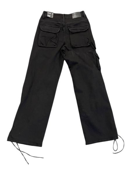 "TROOPER" BAGGY DENIM JET BLACK