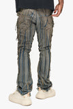 Twisted Stacked Denim Dirty Vintage Stacked Denim