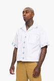 Under Pressure Button Down White