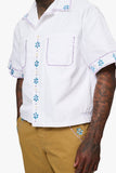 Under Pressure Button Down White