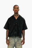 Uplift Button Down Black