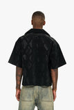 Uplift Button Down Black