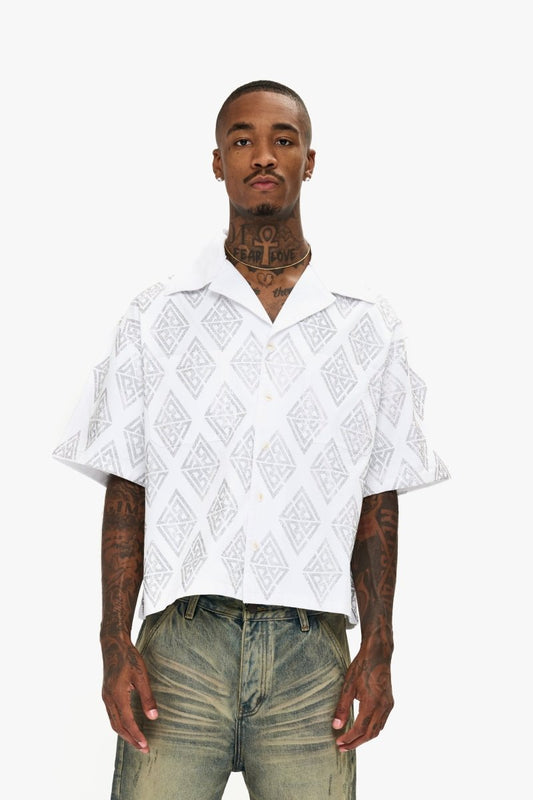 Uplift Button Down White