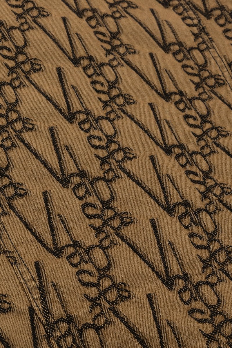 "V-INK" JACKET BLACK BROWN