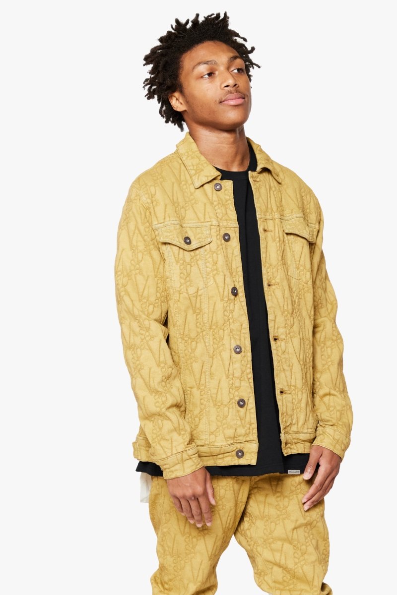 "V-INK" JACKET BLACK KHAKI