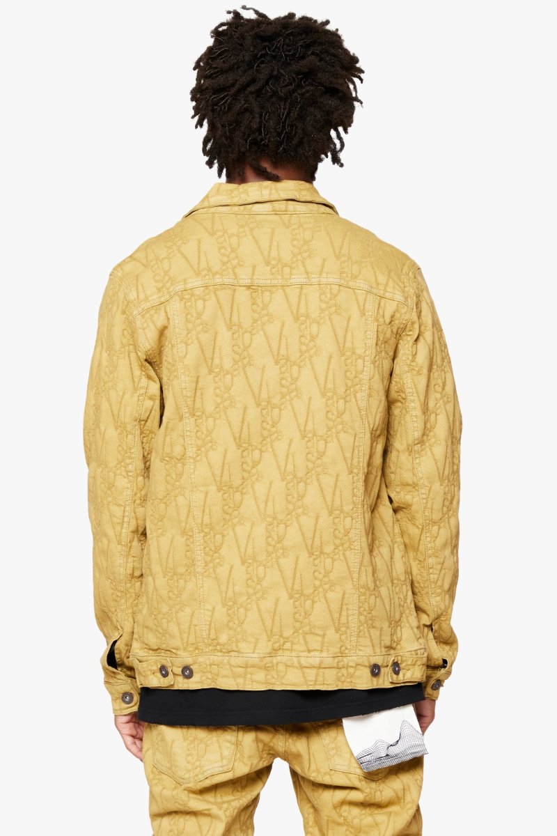 "V-INK" JACKET BLACK KHAKI