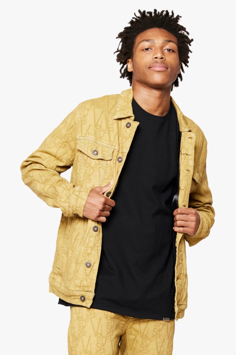 "V-INK" JACKET BLACK KHAKI