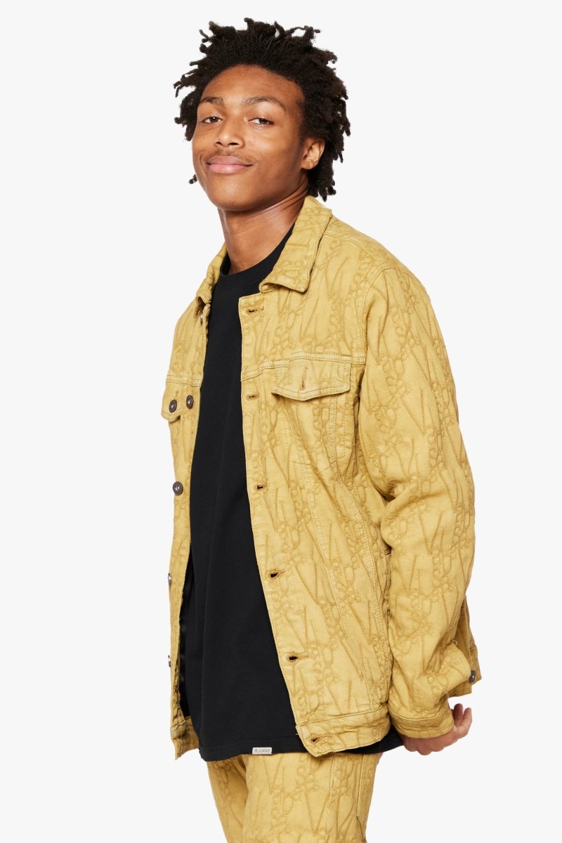 "V-INK" JACKET BLACK KHAKI