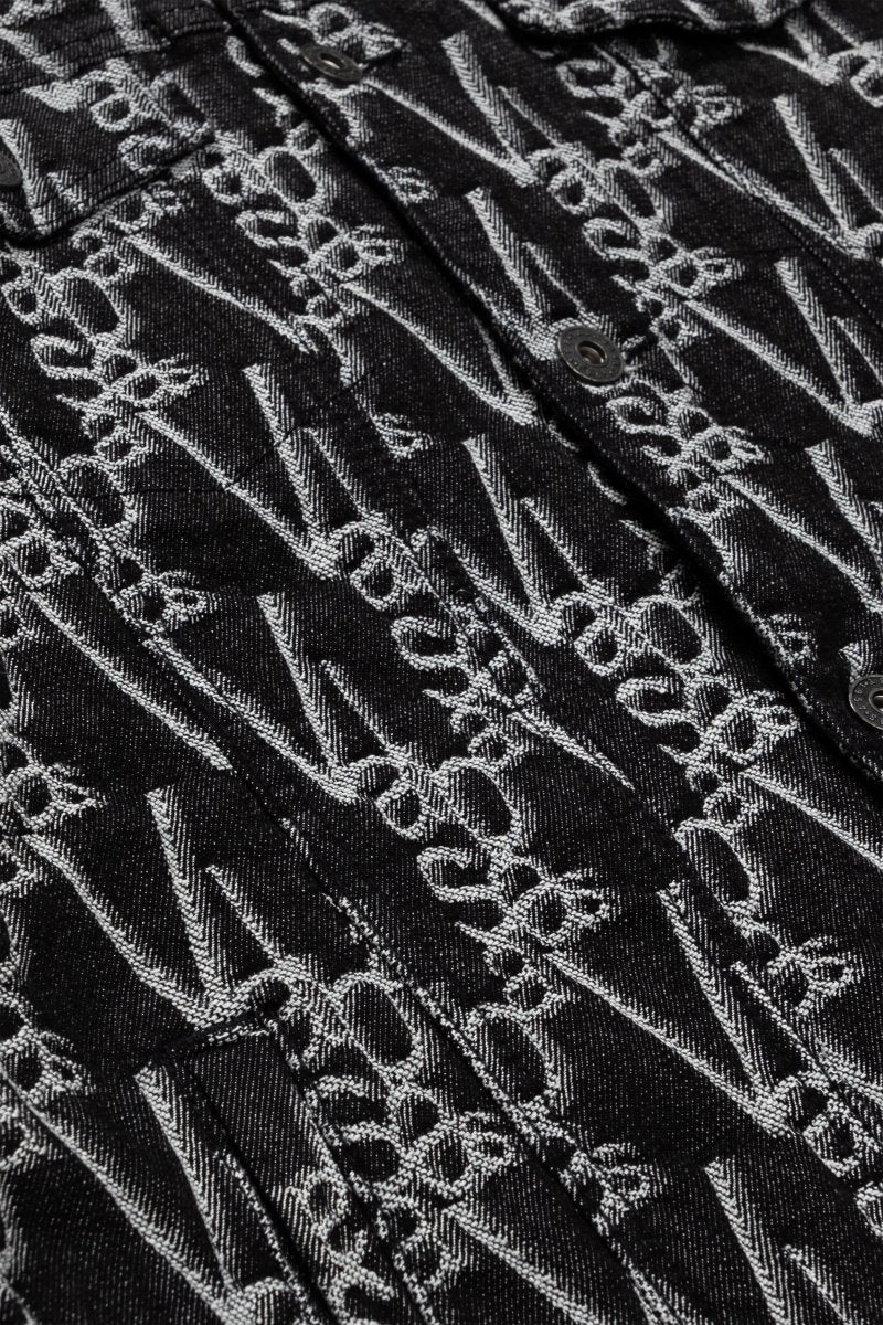 "V-INK" JACKET BLACK WHITE