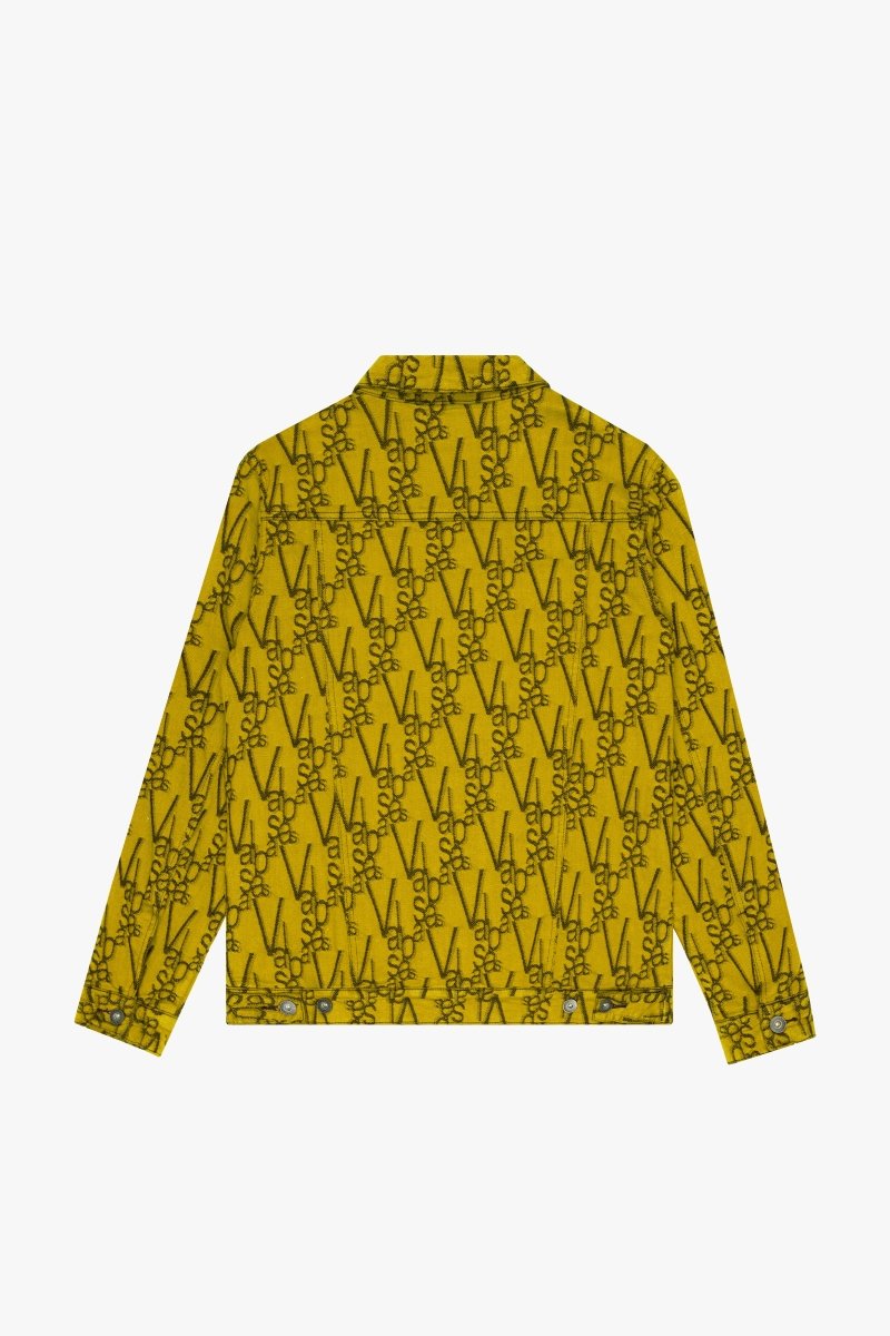 "V-INK" JACKET BLACK YELLOW