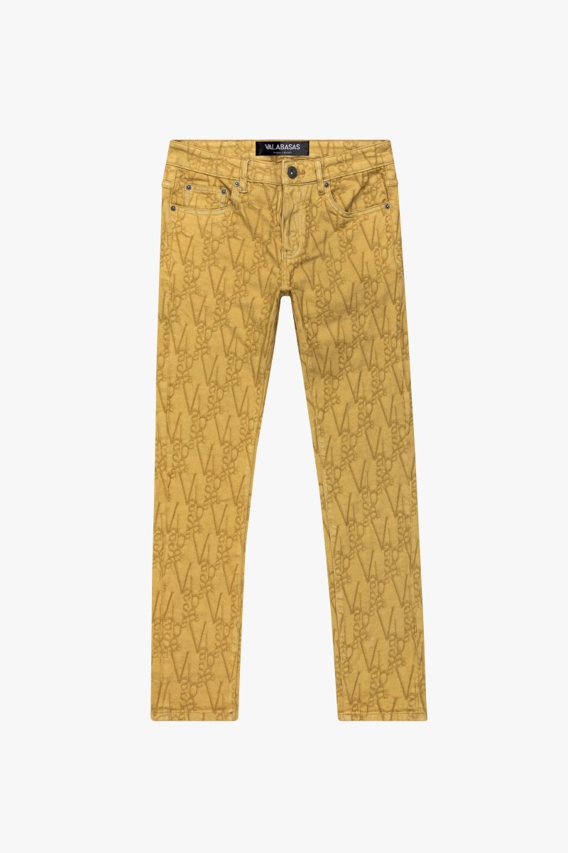 "V-INK" SKINNY JEAN BLACK KHAKI